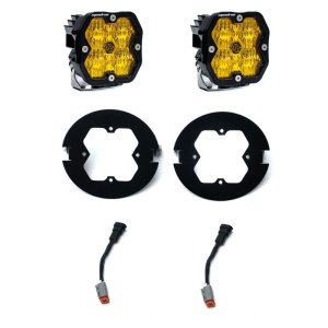 Toyota Tundra Light Bar - Baja Designs - Squadron 2.0 FPK - Amber - `07-`13